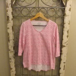 CHICO'S WOMEN TUNIC STYLE V-NECK TOP-SIZE 0